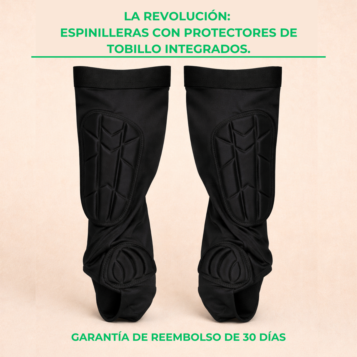 Protège Complete™ – Espinilleras con protección de tobillo integrada