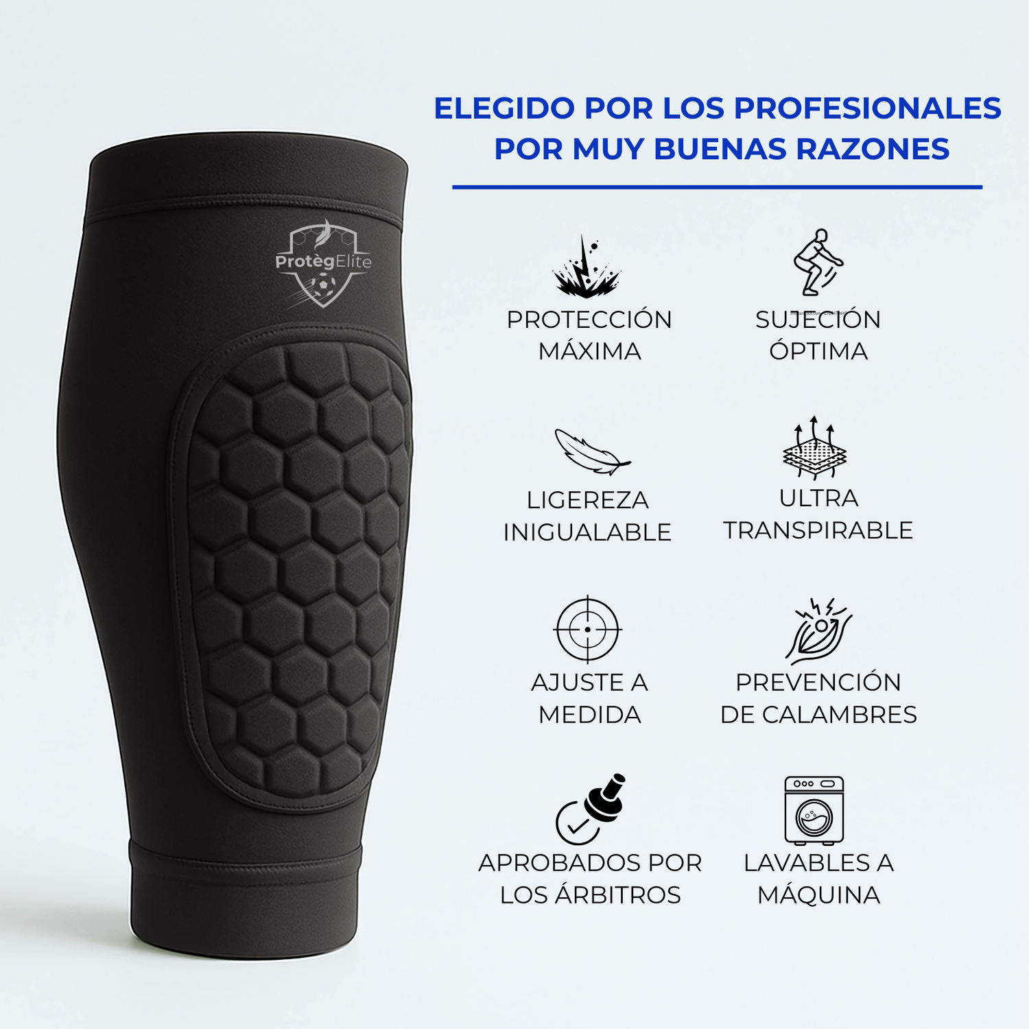 ProtègElite™ Snow Edition – Espinilleras para Esquí